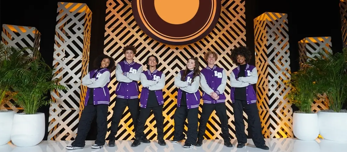 Stadium Dance Las Vegas custom branded awards ceremony entertainment for loanDepot executive gala at Four Seasons Las Vegas, featuring choreographed performances scheduled throughout the evening for 500 VIP attendees.